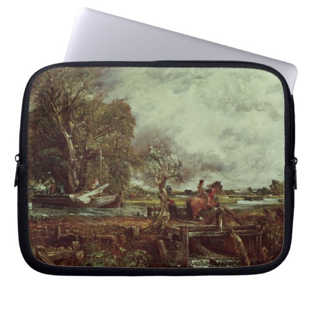 ジョン・コンスタブル|跳躍の馬、c.1825 (油 ラップトップスリーブ (正面)