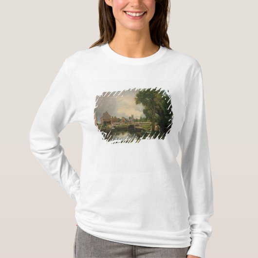 ジョン・コンスタブル| Dedhamロックおよび製造所1820年 Tシャツ (正面)