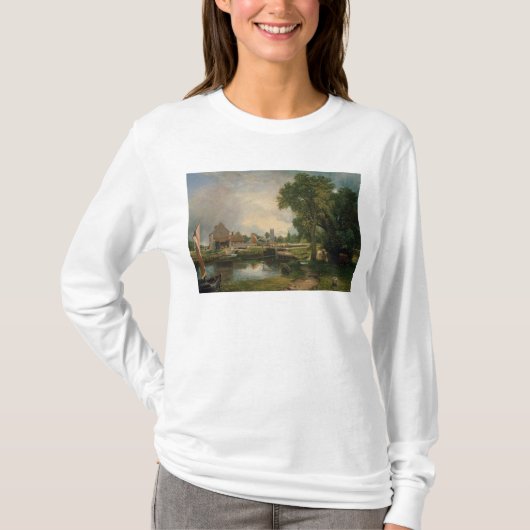 ジョン・コンスタブル| Dedhamロックおよび製造所1820年 Tシャツ (正面)