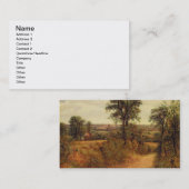 ジョン・コンスタブル| Dedham、c.1802 (油oの近くの車線 名刺 (正面/裏面)