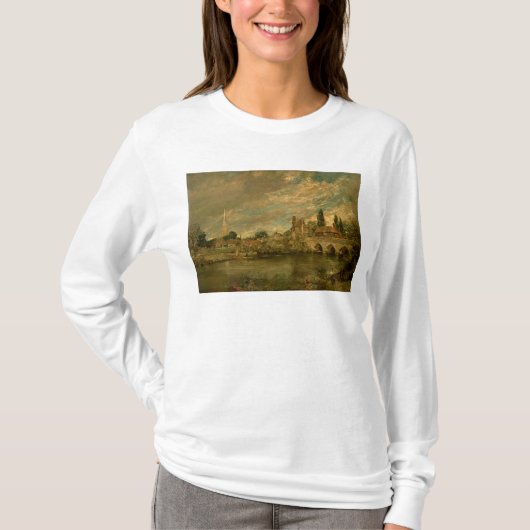 ジョン・コンスタブル| HarnhamおよびSalisbuの橋 Tシャツ (正面)