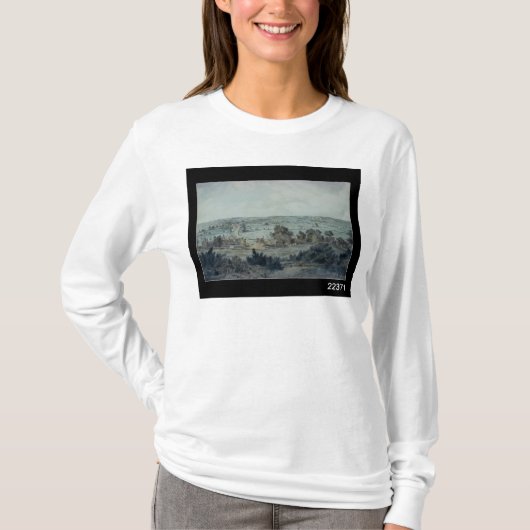 ジョン・コンスタブル| Stourの谷 Tシャツ (正面)