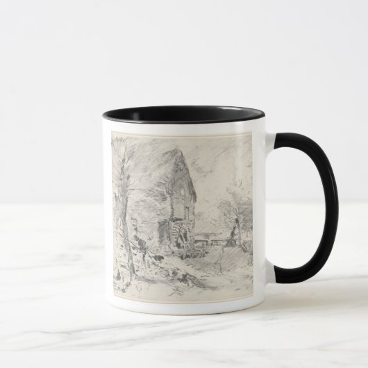 ジョン・コンスタブルNewbury (鉛筆)の| Watermill マグカップ (右)