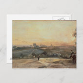 ジョン・コンスターブル | 秋の夕焼け ポストカード (正面/裏面)