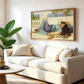 ジョン・ゴッドワードによるいたずらと休息 フォトプリント