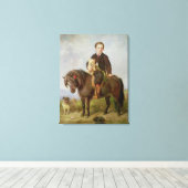 ジョン・サミュエル・ブラッドフォード キャンバスプリント (インサイチュ (ウッドフロア))