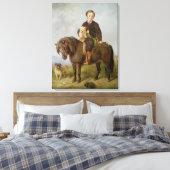 ジョン・サミュエル・ブラッドフォード キャンバスプリント (インサイチュ (寝室))