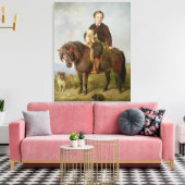 ジョン・サミュエル・ブラッドフォード キャンバスプリント (インサイチュ (リビング))