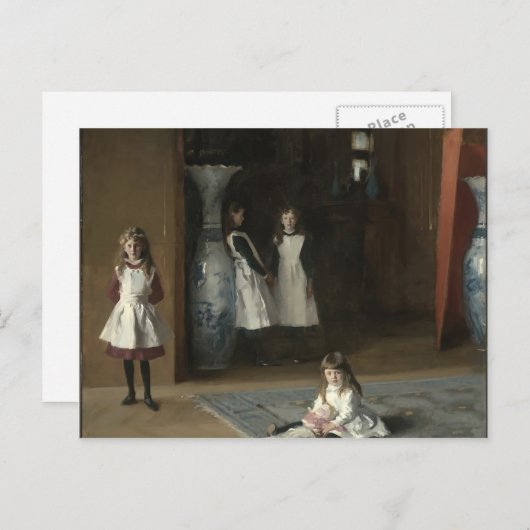 ジョン・サージェント – エドワード・ダーリー・ボイトの娘たち ポストカード (正面/裏面)