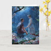 ジョン・シモンズ：真夏の夜の夢 カード (黄色い花)