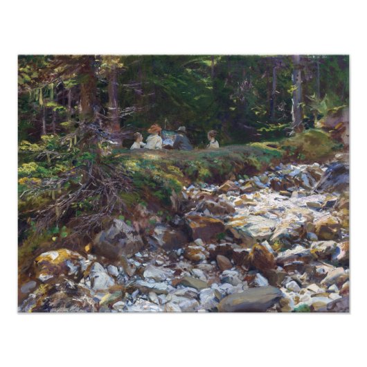 ジョン・シンガーはマスターと彼の生徒のポストを満足した フォトプリント            (正面)