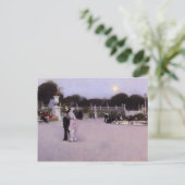 ジョン・シンガー・サルゲント・ルクセンブルクTwilight庭園 ポストカード (スタンド正面)