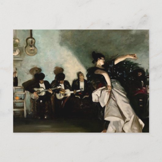 ジョン・シンガー・サルゲント – El Jaleo ポストカード (正面)