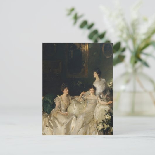 ジョン・シンガー・サージェントによるウィンダム・シスターズ ポストカード (スタンド正面)
