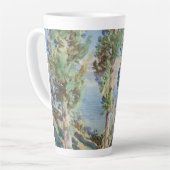 ジョン・シンガー・サージェントによるコルフ・サイプレス カフェラテマグ (左アングル)