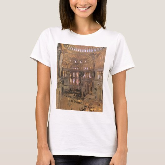 ジョン・シンガー・サージェントによるサンタソフィアのスケッチ Tシャツ (正面)