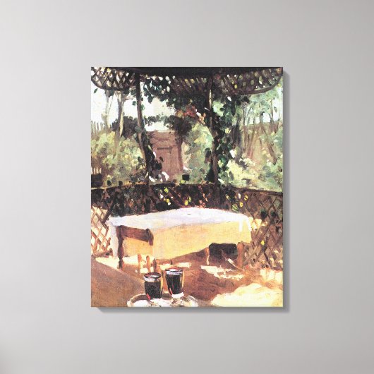 ジョン・シンガー・サージェントによるワイングラス2杯 キャンバスプリント (正面)