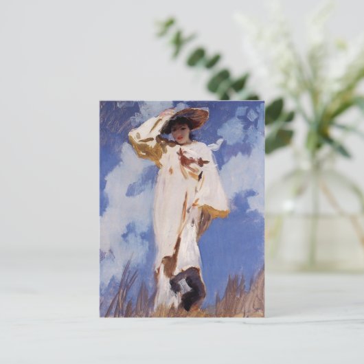 ジョン・シンガー・サージェントによる突風 ポストカード (スタンド正面)