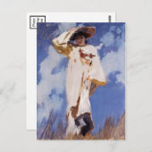 ジョン・シンガー・サージェントによる突風 ポストカード (正面/裏面)