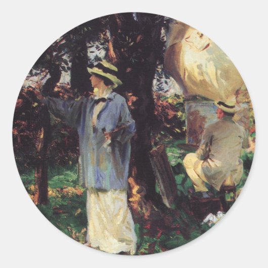 ジョン・シンガー・サージェントによる『スケッチャーズ』 ラウンドシール (正面)