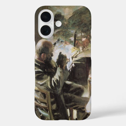 ジョン・シンガー・サージェントの『彼のスタジオのアーティスト』 Case-Mate iPhoneケース (裏面)