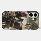 ジョン・シンガー・サージェントの『彼のスタジオのアーティスト』 Case-Mate iPhoneケース (裏面 (横))