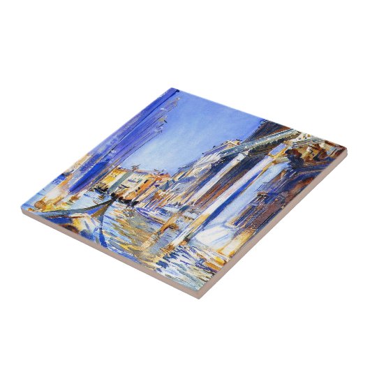 ジョン・シンガー・サージェントリオのdell'Angeloのベニスのタイル タイル (側面)