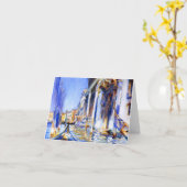 ジョン・シンガー・サージェントリオのdell'Angeloベニス カード (黄色い花)