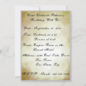 ジョン・シンガー・サージェント エレガントな女性の肖像画 コラージュ 招待状 (裏面)