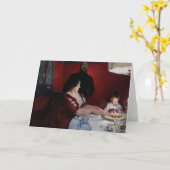 ジョン・シンガー・サージェント-誕生会 カード (黄色い花)