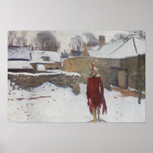 ジョン・シンガー・サージェント - 雪の中の人形 ポスター (正面)