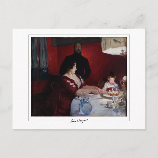 ジョン・シンガー・サージェント #8 - 美術 ポストカード (正面)