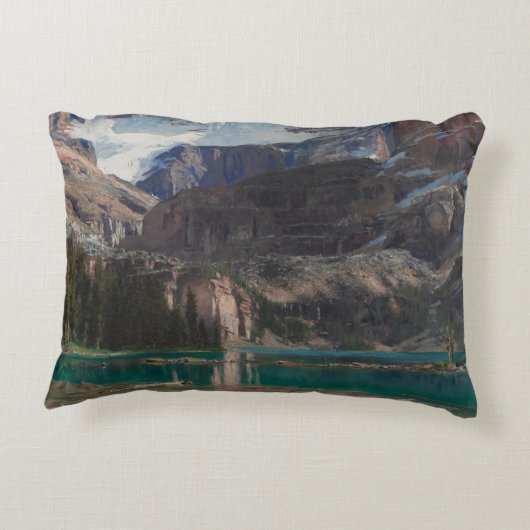 ジョン・シンガー・サーロントによるオハラ湖、ヴィクトリアン時代の芸術 アクセントクッション (裏面)