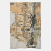 ジョン・シンガー・サーロントによるヴェネツィアの mendicanti 運河、 キッチンタオル (縦)