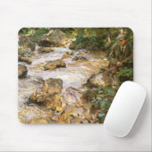 ジョン・シンガー・サーロントのチロル地方のマス釣り場 マウスパッド (マウス)