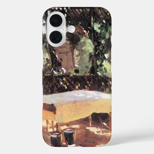 ジョン・シンガー・サーロントのワイングラス2杯 Case-Mate iPhoneケース (裏面)