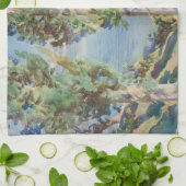 ジョン・シンガー・サーロントの「コルフーの柏」 キッチンタオル (折り畳み)