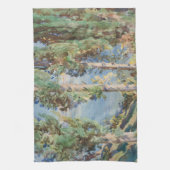 ジョン・シンガー・サーロントの「コルフーの柏」 キッチンタオル (縦)