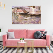 ジョン・シンガー・サーロントの「ゴンドラ」印象派芸術 キャンバスプリント (インサイチュ (リビング))