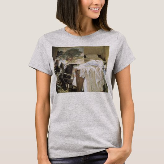 ジョン・シンガー・サーロントの『彼のスタジオの芸術家』 Tシャツ (正面)