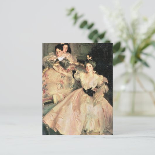 ジョン・シンガー・サーローゼット・カール・メイヤーとその子 ポストカード (スタンド正面)