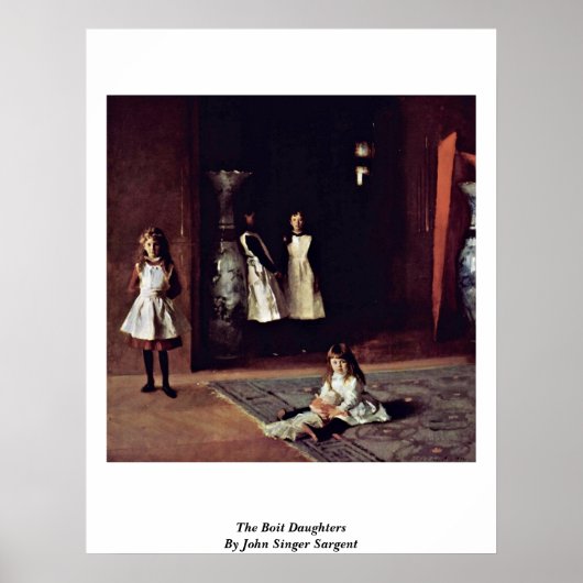 ジョン・シンガーSargentのBoit娘 ポスター (正面)