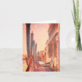 ジョン・シンガーSargentゴンドラムーリングヴェネツィア カード