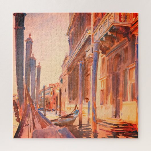 ジョン・シンガーSargentゴンドラムーリングヴェネツィア ジグソーパズル (縦)