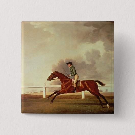 ジョン・シングルトンが付いているジョージStubbs |湾Malton、 缶バッジ (正面)