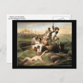 ジョン・シングルトンCopley著ワトソンそして鮫、 ポストカード (正面/裏面)