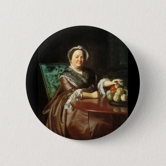 ジョン・シングルトンCopley著Ezekial Goldthwait夫人、 缶バッジ (正面)