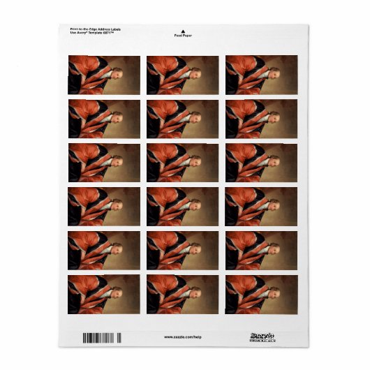 ジョン・ジェイ、1794年ギルバート・スチュアート ラベル (フルシート)