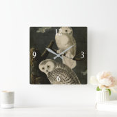 ジョン・ジェームス・アウドゥボンのアメリカの鳥たち スクエア壁時計 (ホーム)