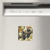 ジョン・ジェームス・オードゥボン、ペケティング・ウッドペッカー マグネット (インサイチュ (食洗機))